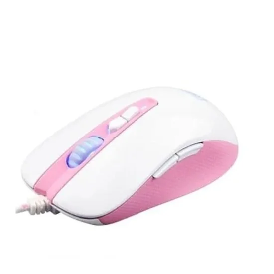 Sades Musket Gaming Mouse - White - Pink